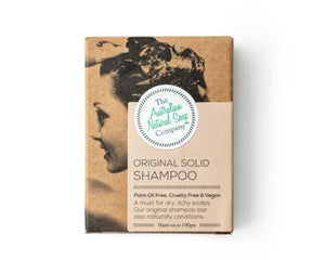 THE AUST. NATURAL SOAP CO Solid Shampoo Bar Original 100g