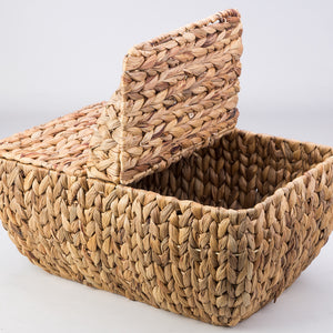 Water Hyacinth Natural Picnic Basket