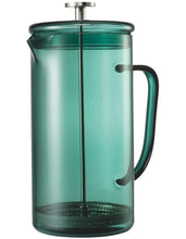 Load image into Gallery viewer, Borosilicate Glass Coffee Press in Green - 750ml &amp; 1000ml 1L