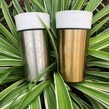 Load image into Gallery viewer, Ceramic and Stainless Steel Takeaway Reusable Cup 450ml
