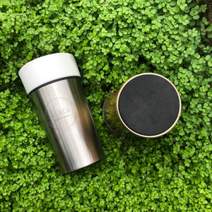 Ceramic and Stainless Steel Takeaway Reusable Cup 450ml
