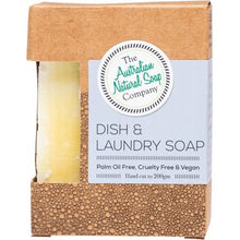 Load image into Gallery viewer, THE AUST. NATURAL SOAP CO Solid Dish &amp; Laundry Soap Bar 200g