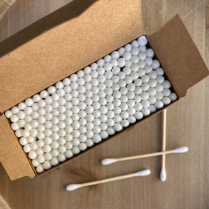 Bamboo & Cotton Ear Buds - 200 Pack 100% Compostable