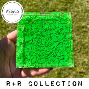 R+R Collection - Small Square Resin Tray Coaster 10cm