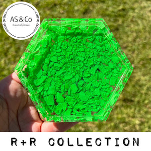 R+R Collection - Small Hexagon Resin Tray Coaster 10cm