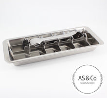 Load image into Gallery viewer, Stainless Steel Ice Cube Tray