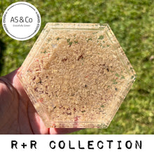 Load image into Gallery viewer, R+R Collection - Small Hexagon Resin Tray Coaster 10cm
