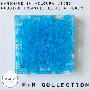 R+R Collection - Small Square Resin Tray Coaster 10cm