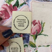 Load image into Gallery viewer, Handmade 4 Pack Reusable Makeup Remover Pads - Made From Recycled Materials