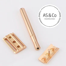 Load image into Gallery viewer, Double Edge Reusable Safety Razor - Gold