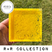 Load image into Gallery viewer, R+R Collection - Small Square Resin Tray Coaster 10cm