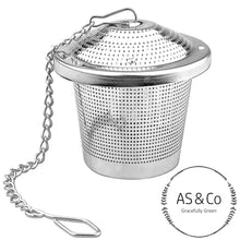 Load image into Gallery viewer, Stainless Steel Bucket Tea Infuser 4.5cm - Silver