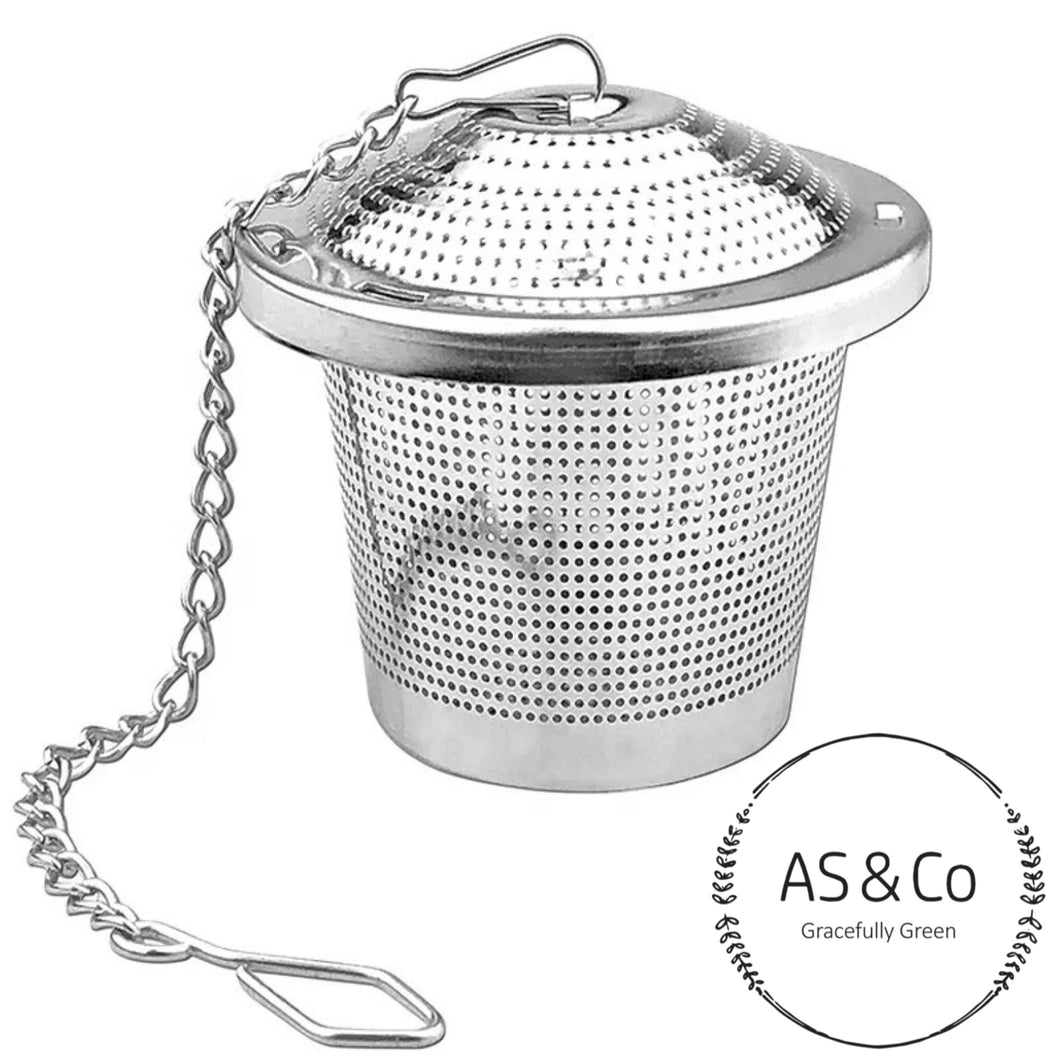 Stainless Steel Bucket Tea Infuser 4.5cm - Silver