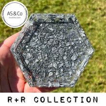 Load image into Gallery viewer, R+R Collection - Small Hexagon Resin Tray Coaster 10cm
