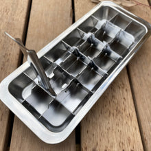 Load image into Gallery viewer, Stainless Steel Ice Cube Tray