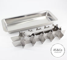 Load image into Gallery viewer, Stainless Steel Ice Cube Tray