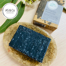 Load image into Gallery viewer, THE AUST. NATURAL SOAP CO Solid Face Soap Cleanser Bar Activated Charcoal 100g