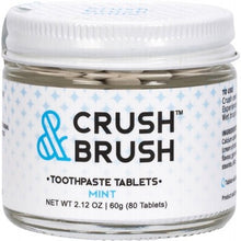 Load image into Gallery viewer, NELSON NATURALS INC. Crush&amp;Brush Toothpaste Tablets Mint 60g
